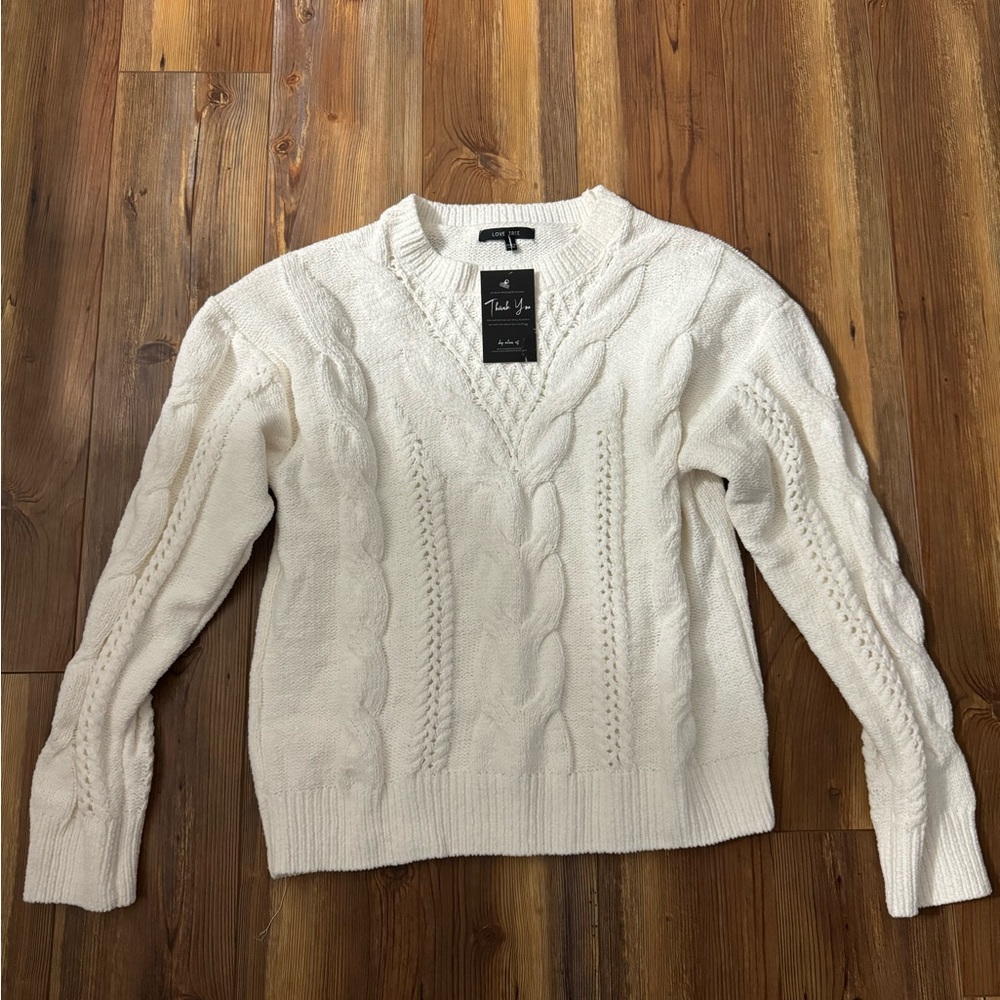 Love Tree sweater Size L
